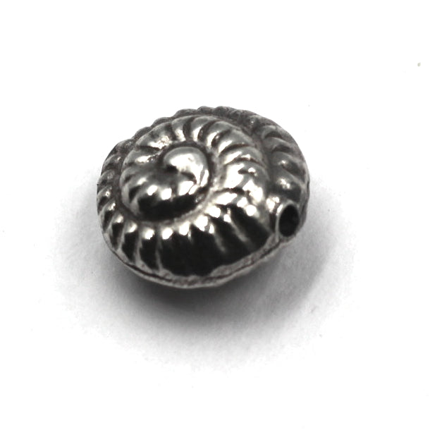(SB-012) Sterling Snail Shell Bead