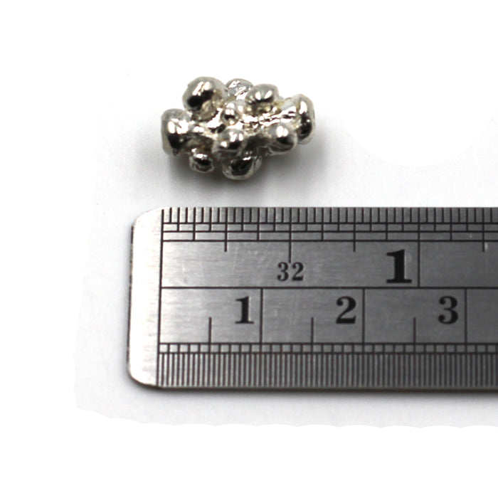 Solid Sterling Silver Bumpy Bead
