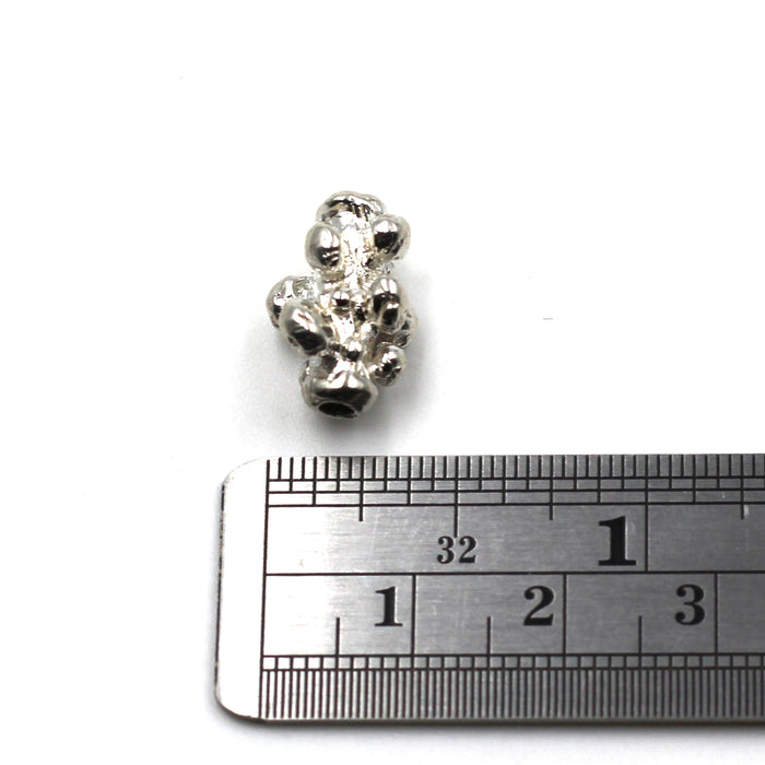 Solid Sterling Silver Bumpy Bead