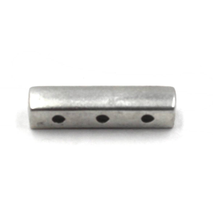 (sf026) Sterling Silver 3 Hole Spacer Bar