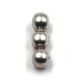 Three Hole Sterling Silver Spacer Bar