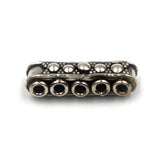 (sf029) Sterling Silver 5 Hole Spacer Bar