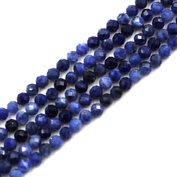 4mm Faceted Sodalite