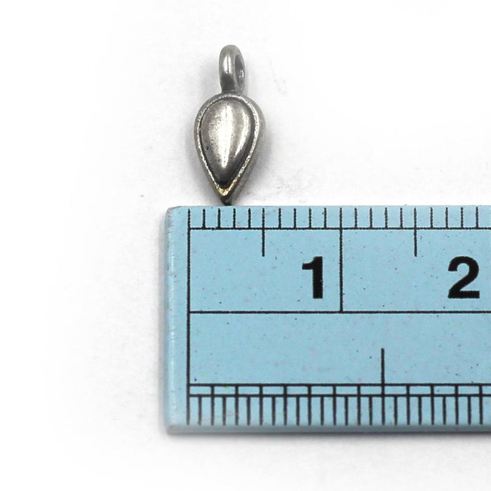 (SPN-005) Small Sterling Silver Tear Drop Charm