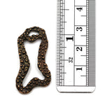 (bzp157-N0406) Bronze Squiggle Pendant