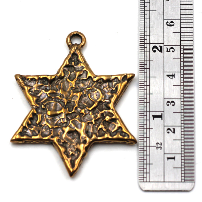 Large Bronze Star Of David