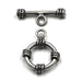 Small Sterling Rope Trim Toggle