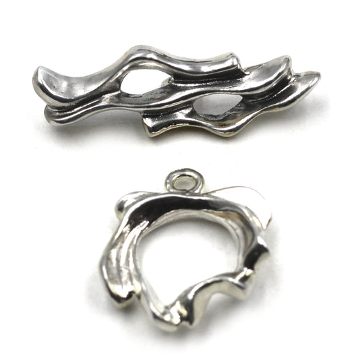 Sterling Sculptural Toggle
