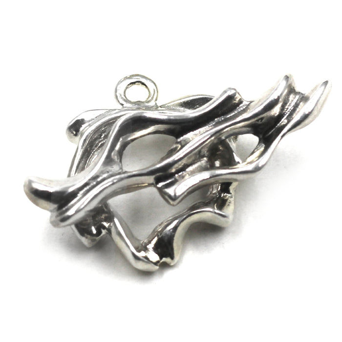 Sterling Sculptural Toggle