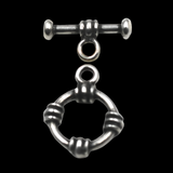 (STG-051) Small Sterling Barbell Toggle