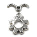 Sterling Flower Toggle