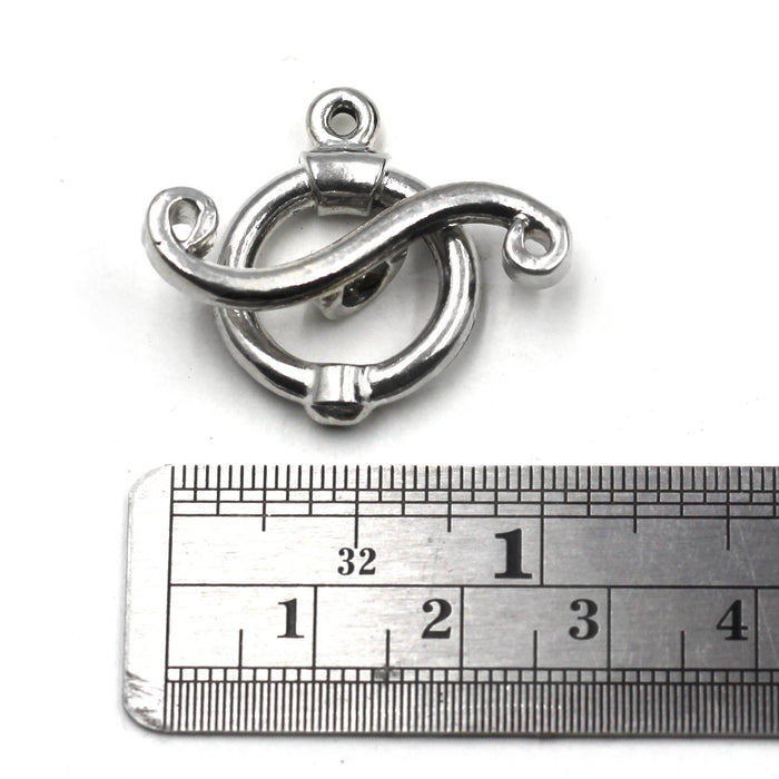 (STG-123) Sterling Toggle Clasp