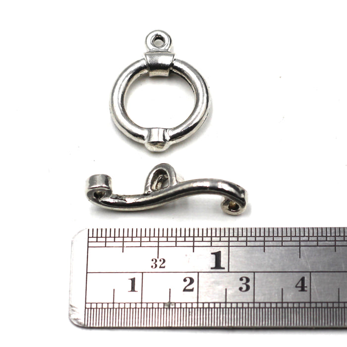 (STG-123) Sterling Toggle Clasp