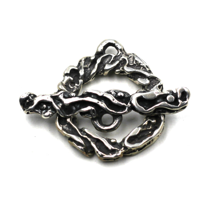 Sterling Freeform Toggle Clasp