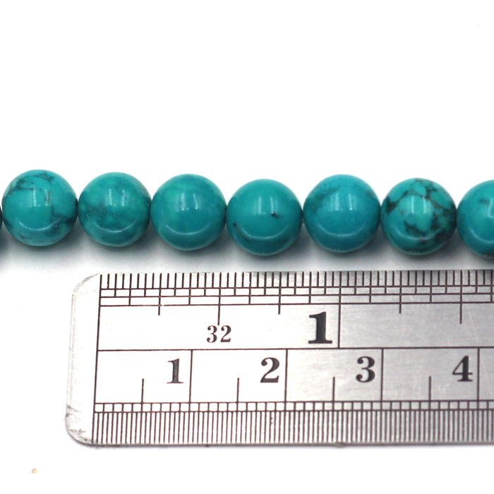 (turq015) 8mm Round Turquoise