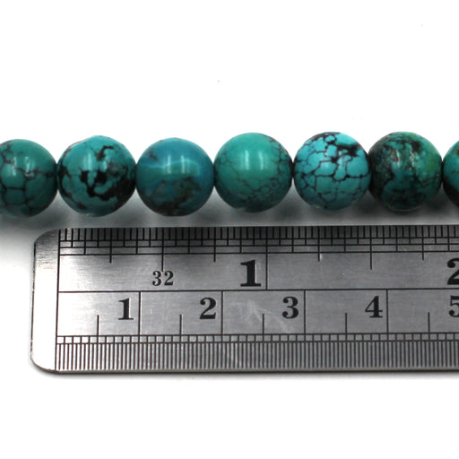 10mm Round Turquoise