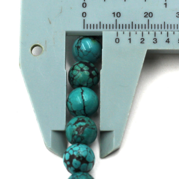 10mm Round Turquoise