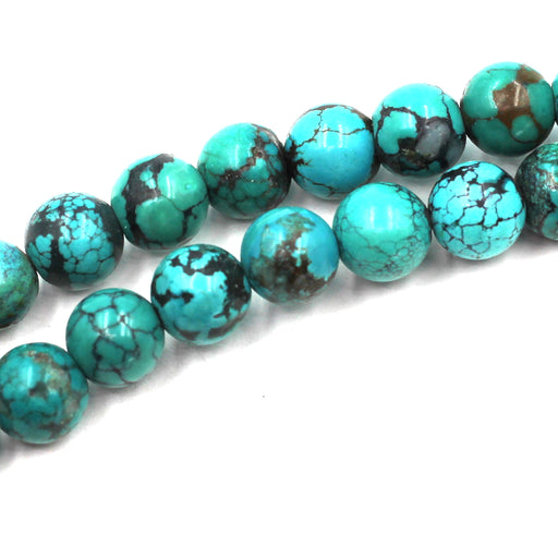 10mm Round Turquoise