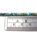 4mm Faceted Turquoise Rondelles