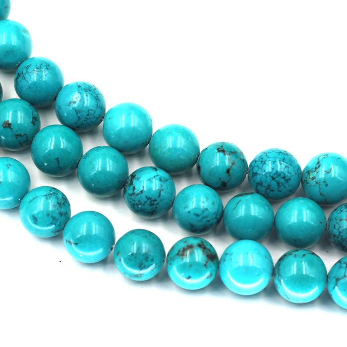 12mm Round Turquoise