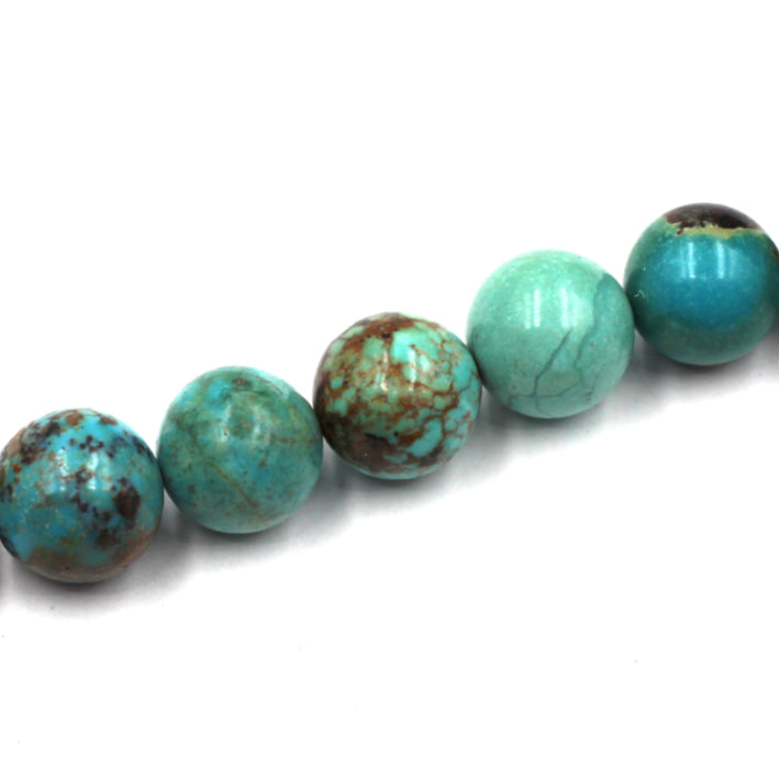 12mm Round Turquoise