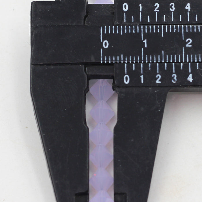 6mm Bicone Violet Opal Swarovski Crystal