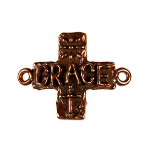 Bronze "Grace" Cross Link