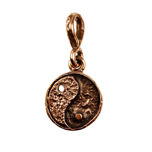 Bronze Yin Yang Pendant