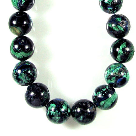 (Azurite001) Azurite/Malachite - Scottsdale Bead Supply