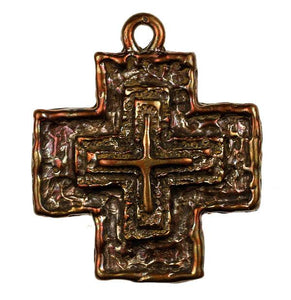 Bronze 3 Tier Greek Orthodox Style Cross