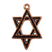 Bronze Star of David Pendant