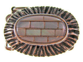 5-Strand M.O.P. Oval Box Clasp