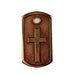 Bronze Cross Dog Tag