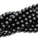 (bom004) 10mm matte Black Onyx Rounds - Scottsdale Bead Supply