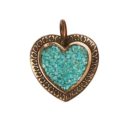 Turquoise Heart Pendant