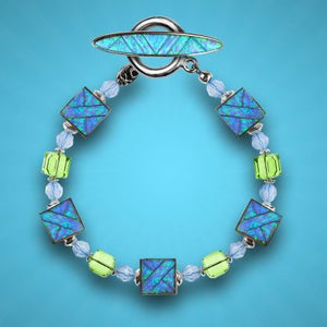 Opal and Crystal Bracelet Kit