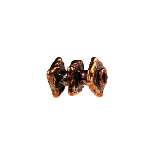 Bronze Triple Square Bead
