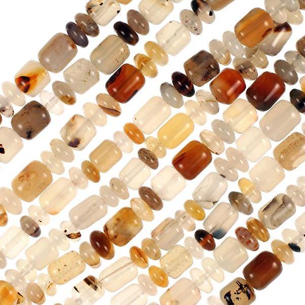 Montana Agate Rondelles