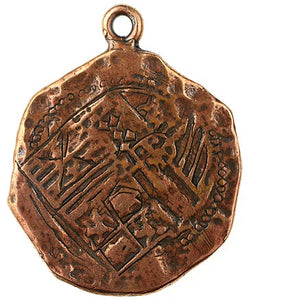 Bronze Spanish "Shield Cob" coin (Reproduction)