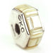 Inlay Hexagon 8 mm x 18 mm Gold Lip Shell