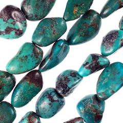 10-12mm Tumbled Turquoise Pebbles