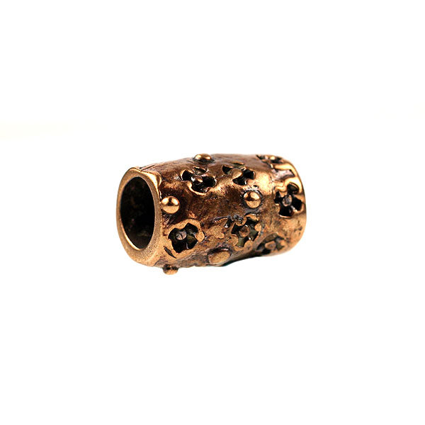 Bronze Tube with Pattern