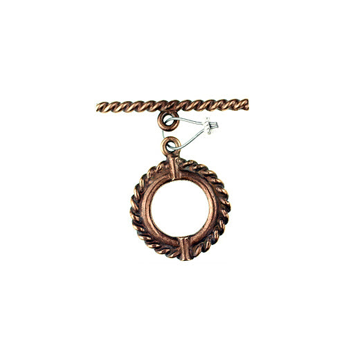 Bronze small classic toggle