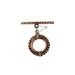 Bronze small classic toggle