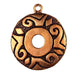 Bronze Inca Pattern Pendant