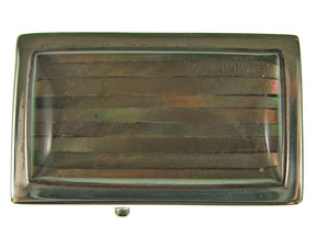 5-Strand Brown Lip Rectangle Box Clasp