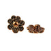 Bronze Flower Button