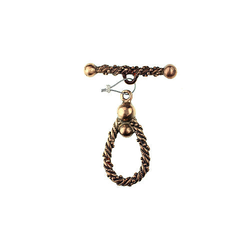 BZCT 8919 Bronze antique teardrop shape toggle