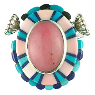 Rhodonite Inlay Clasp