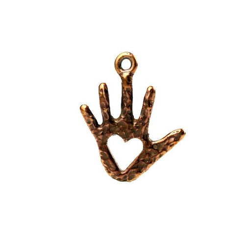 Bronze Love Hand Charm